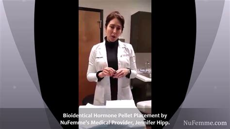 Hormone Clinic In Milwaukee Wisconsin Bioidentical Hormone Pellet Placement By Jen Hipp Youtube