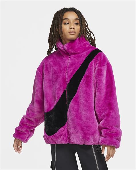 Nike Sportswear Womens Faux Fur Jacket Nike Sa