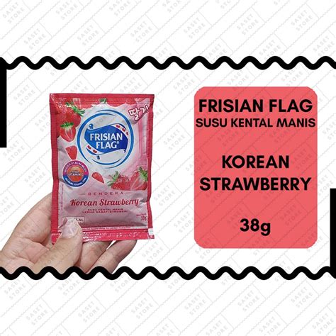 Jual Frisian Flag Susu Kental Manis Korean Strawberry G Sachet Skm