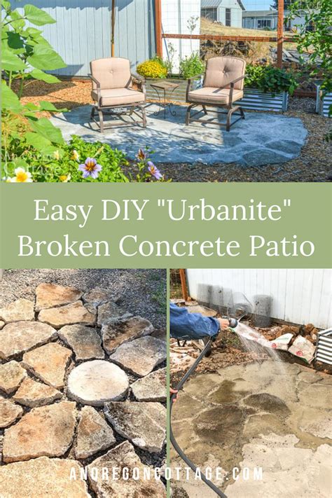 Diy Broken Concrete Patio Urbanite Full Tutorial An Oregon Cottage