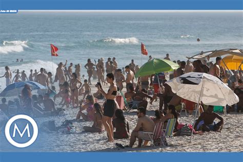 Praias No Rio De Janeiro Ficam Cheias Sol Forte E Calor O Mariliense