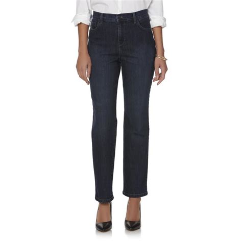 Gloria Vanderbilt Womens Embellished Amanda Jeans