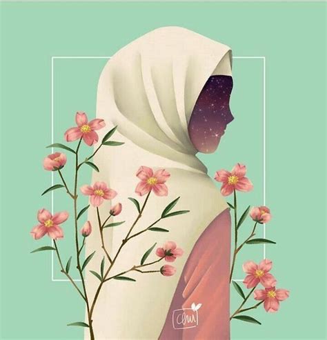 Hijabers Fanart Ilustrasi Ilustrasi Orang Seni Animasi