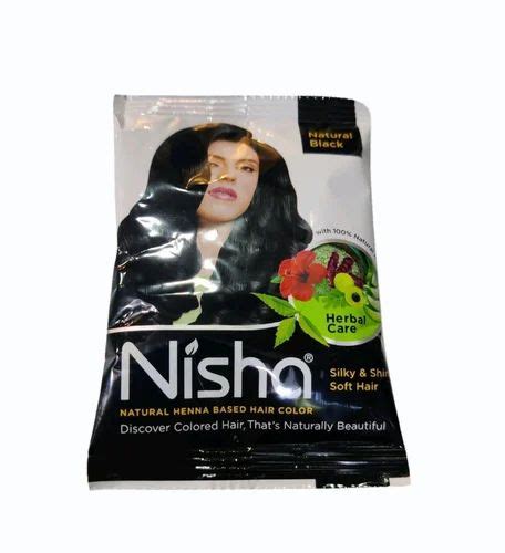 Nisha Natural Henna Based Hair Color At Rs 15 Nisha Hair Colour Dye