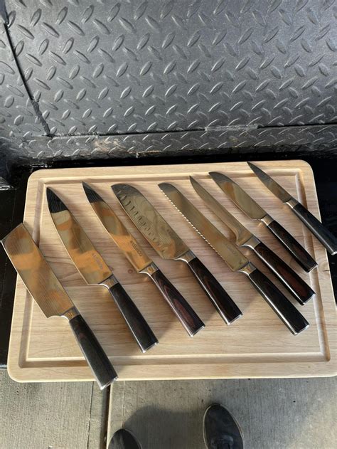 Seido 8-Piece Japanese Knife Set | Professional Chef Knives