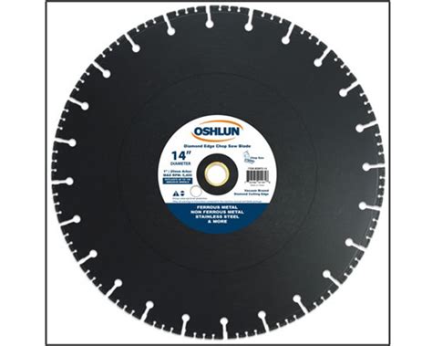 Diamond Chop Saw Blades 14" x 1"(with 20mm Bushing) - 5400 Max RPM