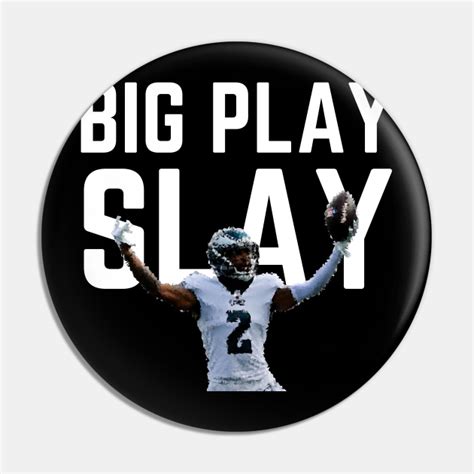 Big Play Slay Darius Slay White Philadelphia Eagles Pin TeePublic