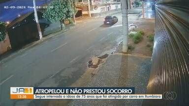 JA 1ª Edição Regional Idoso de 75 anos atropelado em rua continua