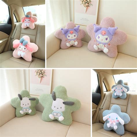 Sanrio Cute Kuromi My Melody Car Seat Headrest For Car Seat Shoulder