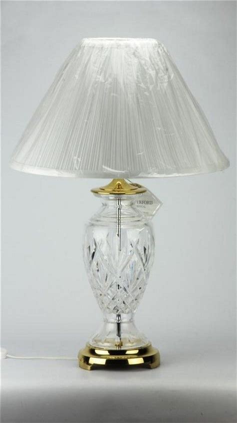 Waterford Crystal Innisfree Table Lamp With Brass Mounts Lamps Table And Desk Lighting