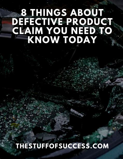 8 Things About Defective Product Claim You Need To Know Today ⋆ The