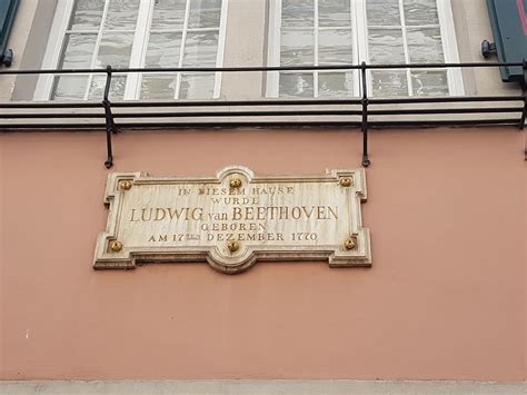 Ludwig Van Beethoven The Birthplace Of The Famous Composer In Bonn