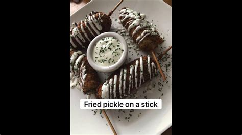 Fried Pickle On A Stick Crispy Must Try How To Make Fried Pickles