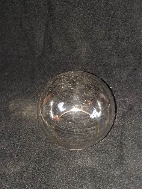 Vintage Blown Glass Replacement Small Bulb Cover Clear Glass Etsy