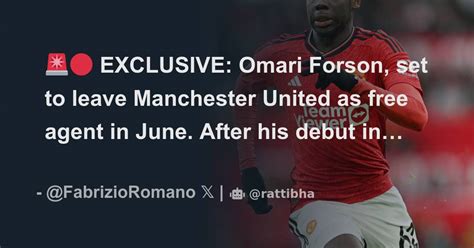 EXCLUSIVE Omari Forson Set To Leave Manchester United As Free