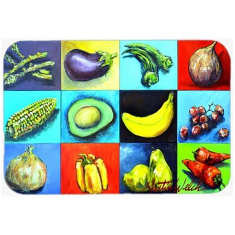 Mixed Fruits Vegetables Mouse Pad Hot Pad Or Trivet Kroger