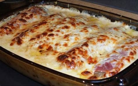 Gratin dendives au jambon à la sauce béchamel Toutes Recettes