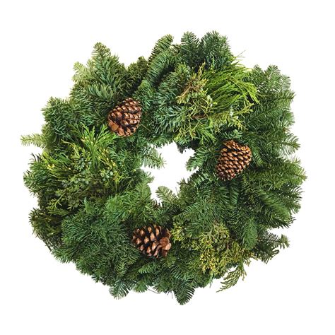 Noble Fir Mixed Wreath - Koolau Farmers