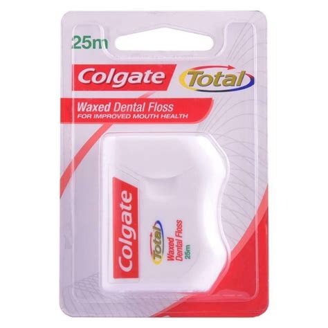 Colgate Total Waxed Dental Floss 25 M Price Uses Side Effects