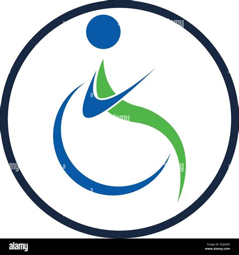 Disability Logo Vector Illustration Design Template Vector Stock