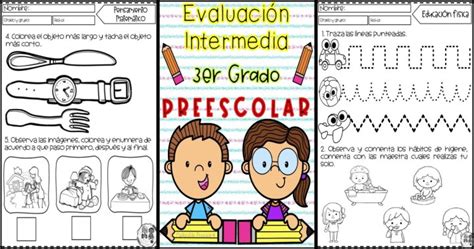 EvaluaciÓn Intermedia 3ro Preescolar Imagenes Educativas