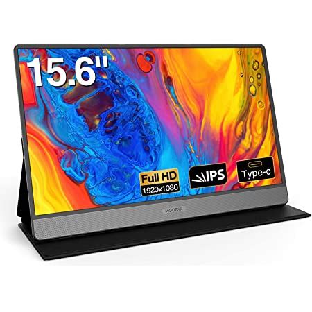 Amazon FOOWIN Portable Monitor 15 6inch 1080P Portable Gaming