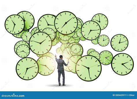 Time Management Concept With Businessman Stock Image Image Of Businessman Countdown 280443911