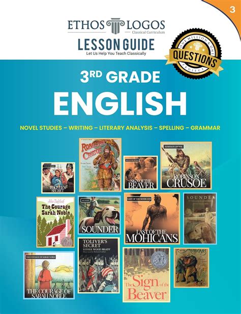 3rd Grade English Workbook Ethos Logos English Series English Instruction