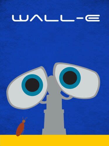 New Wall E Movie Poster Premium Wall Art Print Size A5 A1 Ebay