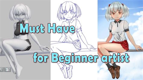 Easy Poser Best Posing App For Beginner Artist Youtube