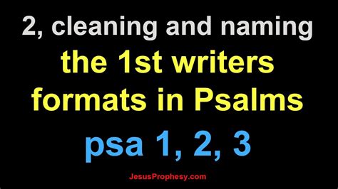 Psalms Hidden Formats Reveal Writings By Kings High Priests Prophets