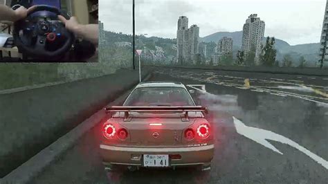 Nissan Skyline GTR R 34 Z Tune HONG KONG Assetto Corsa Logitech G29