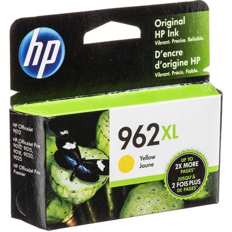 HP 962XL High Yield Yellow Original Ink Cartridge 3JA02AN 140