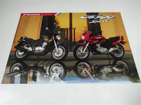 PROSPECTUS CATALOGUE BROCHURE Moto Honda CB 500 1998 EUR 14 00