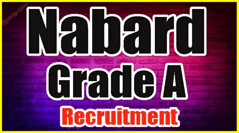 Nabard Grade A Recruitment Apply Online Bharti Eligibility