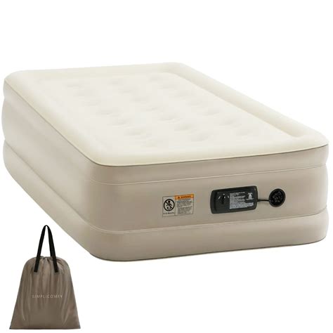 Simpli Comfy Twin Inflatable Air Mattress With Built In Pump Fast Self