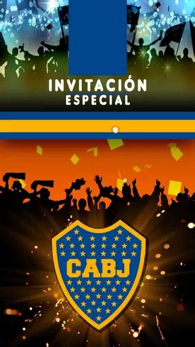 Invitación Digital Tarjeta Video Virtual Boca Juniors en venta en La