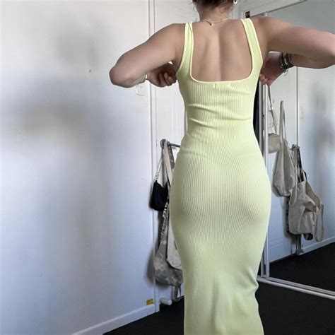 Pastel Yellow Maxi Dress From Glassons Size Xs Only Depop