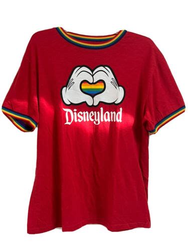 Pride Heart Hands Disneyland Mickey Mouse Size Large Gem