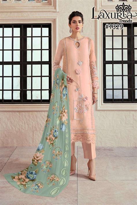 LAXURIA 1329 BY LAXURIA TRENDZ CHIFFON PAKISTANI FULL STICHED SALWAR