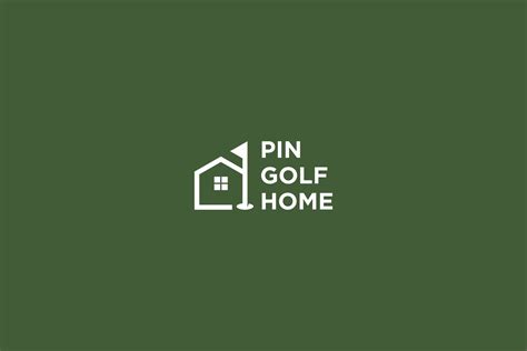 Abstract House Logo with Pin Flag Golf Graphic by Bayu_PJ · Creative ...