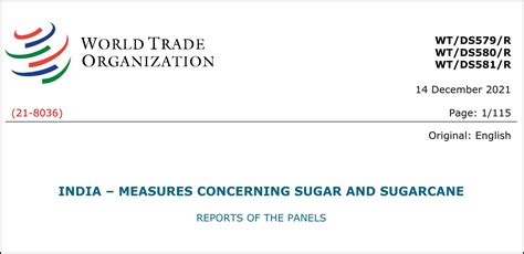 The Far Reaching Ramifications Of Wtos Ruling Against Indias Sugar