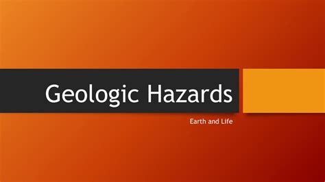 Solution Geologic Hazards Studypool