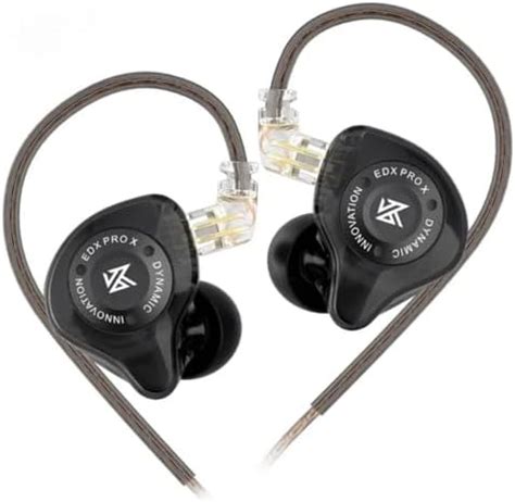 Fone De Ouvido In Ear KZ EDX PRO X Driver Dinamico Super Linear Palco