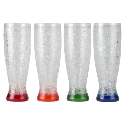 Mua Lily S Home Freezer Beer Mugs Double Wall Insulated With Liquid Gel Plastic Freezable