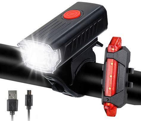 Zestaw Lampek Rowerowych Led Prz D I Ty Do Roweru Usb Lampki