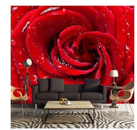 Large Custom Mural 3d Stereo Roses Flower Wallpaper Bedroom Living Room Tv Backdrop Home Decor