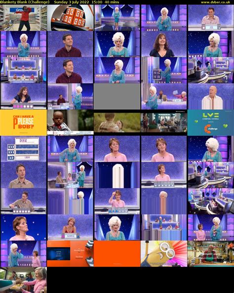 Blankety Blank Challenge 2022 07 03 1500