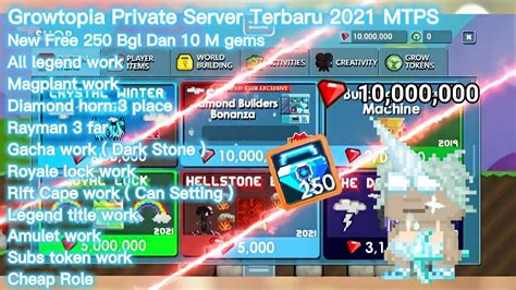 Growtopia Private Server Terbaru Mtps New Free Bgl Dan M