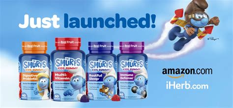 New Smurfs kids vitamin gummies - The Smurfs